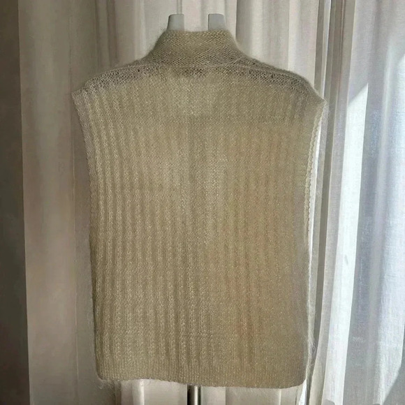 Vintage Ellen Tracy Vest Mohair Blend Size M - Picture 3 of 4